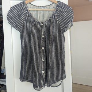 Steven Alan scoop neck blouse (size petite)